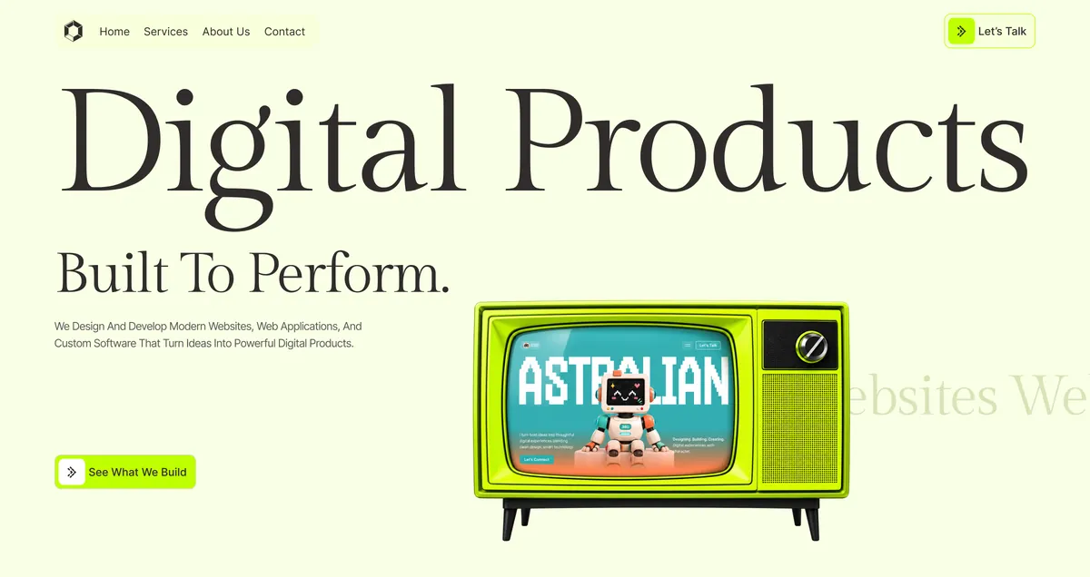 Jiro template: software development agency